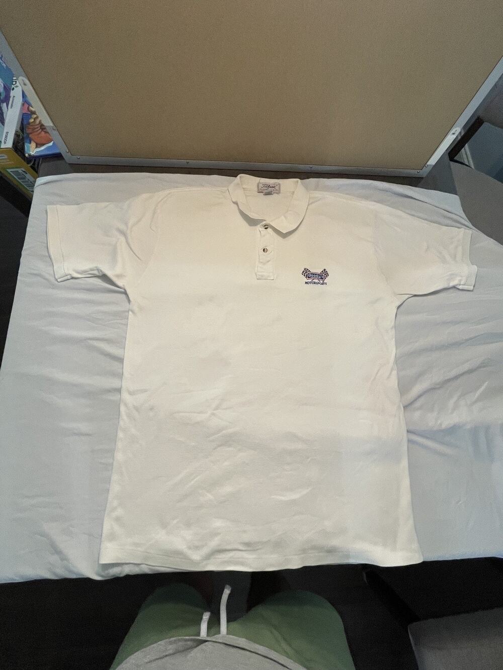 Titleist By Corbin Men’s Size XL Goody’s Motorsports Polo White Cotton